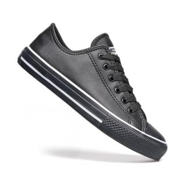 Imagem de Tenis All Volta As Aulas Em Couro + Brinde Resistente Envio Já Oxc999 