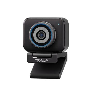 Imagem de YOLOLIV YoloCam Webcam de streaming AI S3-4K, sensor de 1/3.3 cm, autofoco PDAF, 4K a 30FPS, zoom 4x, para transmissão ao vivo, poadcast, reuniões, chamadas de vídeo (para Mac/PC)