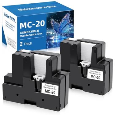 Imagem de Yongairuink Cartucho de substituição de manutenção MC-20 para Canon MC20 Cartucho de manutenção MC 20 Caixa de lixo compatível com Canon imagePROGRAF PRO-1000 (pacote com 2)