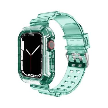 Imagem de Capa Transparente Para Apple Watch Series 9 8 7 6 SE 5 49mm 45mm 44mm 