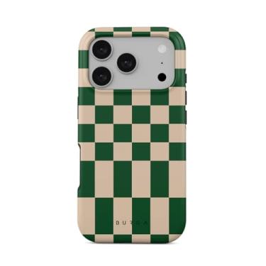 Imagem de BURGA Capa de telefone para iPhone 17 Pro - bonita, moderna, estética, padrão de designer, capa de telefone 16Pro, proteção rígida - serve para Apple iPhone 17 Pro capa para mulheres e homens