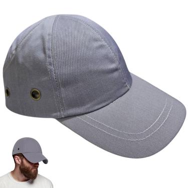 Imagem de Bone com Capacete EPI Obra Segurança Conserto Reparo Construçao Oficina Casquete Resistente Proteçao Trabalho