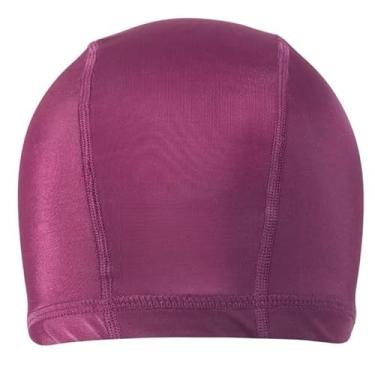 Imagem de Touca Natação Adulto, Touca de Natação Conforto, Proteção Uv, Secagem Rápida e Alta Resistência(ROXO)
