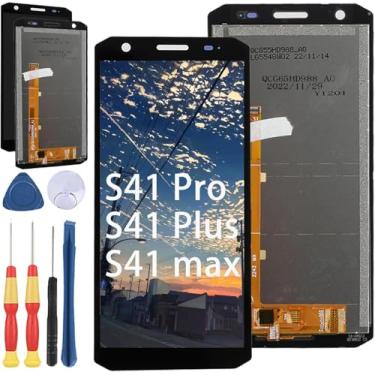 Imagem de Yuxyiony Nova tela de substituição para DOOGEE S41 Pro/S41 Plus/S41 MAX tela de reparo de tela LCD e acessórios de ferramenta de substituição