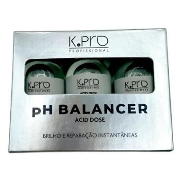 Imagem de Kit Ampola 3 Unidades Ph Balancer Acid Dose 15ml K.pro + brinde