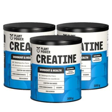 Imagem de 3x Creatina Monohidratada Plant Power 300g