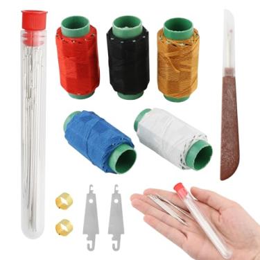 Imagem de Conjunto de ferramentas de costura de 36 peças, kit de agulha e linha, ferramentas de reparo manual de linha de agulhas, kit de ferramentas de bordado, kit de agulhas de costura para casa, kit de