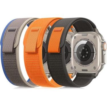 Imagem de Pacote com 3 pulseiras para trilha compatíveis Ultra de 49 mm, 45 mm, 