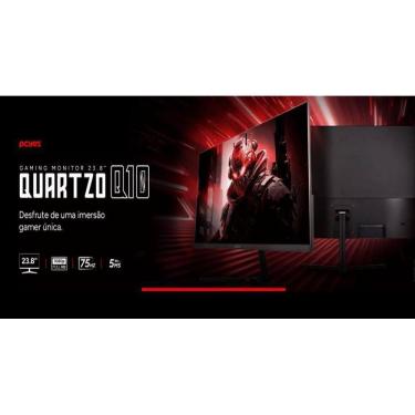Imagem de Monitor Gamer Pcyes Quartzo Q10 23.8 Full Hd 75Hz 5Ms Hdmi