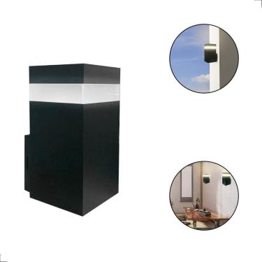 Imagem de Arandela Externa Friso Facho Led 2700K Aluminio Ip65 9W 16Cm