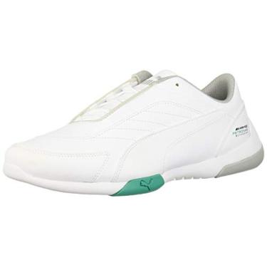 Imagem de PUMA Tênis adulto unissex Mercedes Kart Cat, Branco, 8.5