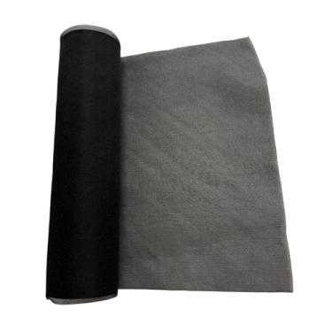 Imagem de Rolo estabilizador de malha invisível fusível preto 25,5 cm x 20 jardas leve máquina bordado rolo estabilizador 51 g