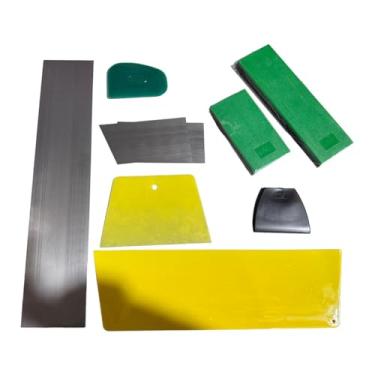Imagem de KiBcsLic Espátula para gesso, ferramenta multifuncional para reboco de paredes, remoção de papel de parede, aplicação de massa corrida, cimento para construção