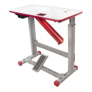 Imagem de Mesa Bancada Para Overlock Semi Industrial Sun Vermelha