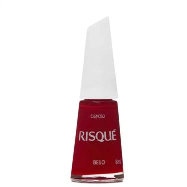 Imagem de Esmalte Risqué Vermelho Cremoso Beijo 8ml