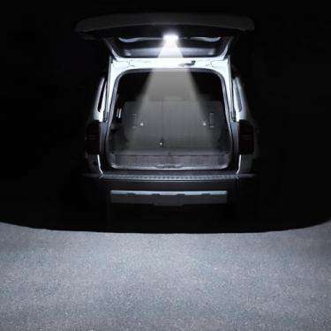 Imagem de LaIIker Luzes decorativas para porta-malas Lexus GX550 550h 2024 2025 2025, iluminação LED de alto brilho, sem perfuração, à prova d'água, acessórios de modificação interna (luzes de portão)
