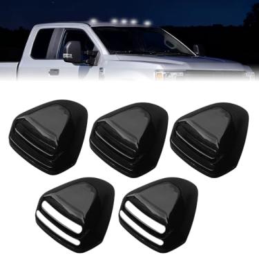 Imagem de RAGBUSCLE Luz de teto de cabine LED branca para caminhão, 1999-2016 compatível com Ford Super Duty F250/F350/F450/F550, 2004-2017 compatível com luzes de cabine Ford F650 F750, 5 peças (branco)