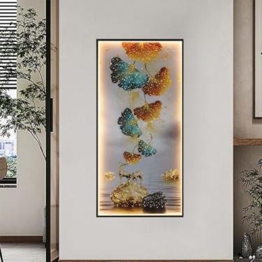 Imagem de Luminária de parede contemporânea para interiores, minimalista e elegante, com efeito mural, ideal para sala de estar, quarto, sala de jantar, escritório, entrada, casa, hotel, corredor e am