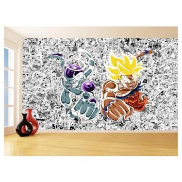 Imagem de Papel De Parede Dragon Ball Goku Página Manga 3,5M Dbz531 - Você Decor