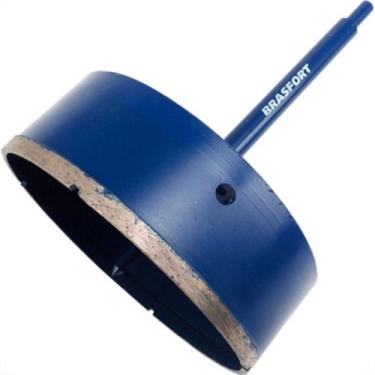 Imagem de Serra Copo Diamantada Com Haste Brasfort 120Mm Seco/Agua 7954