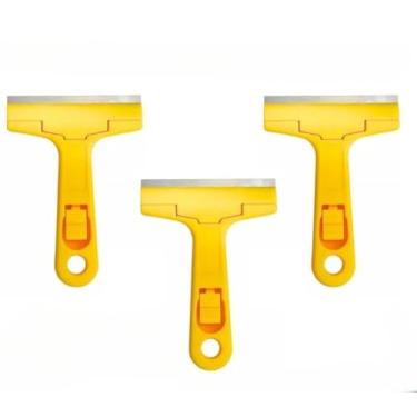 Imagem de Raspador Profissional Limpeza Vidro Box Azulejo Pisos Com Lâminas Extras Ferramentas Limpeza Multifuncional(1 Peças)