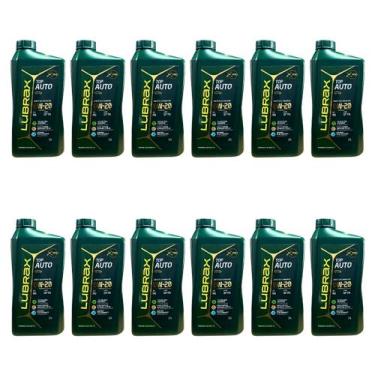 Imagem de Kit 12 Litros Oleo Lubrax 0w20 Sintético API SQ SP SN GF7A