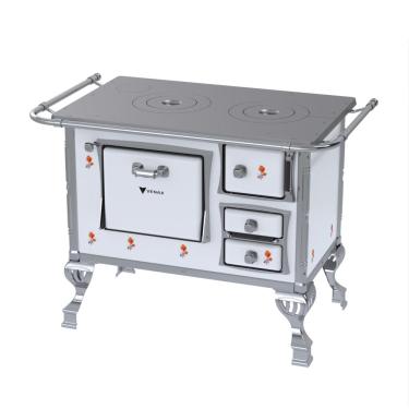 Imagem de Fogao a Lenha Venax GII n 1 Branco Flor SE