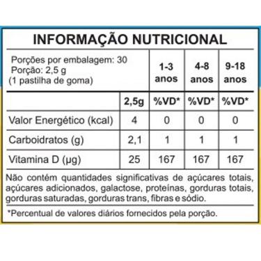 Imagem de Kit 5 Gummy Kids Vitamina D3 Unilife 30 Gomas Laranja