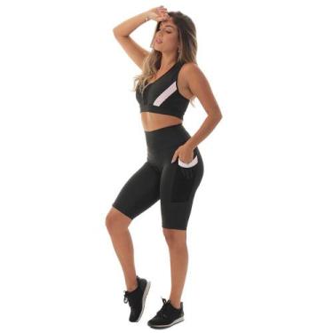 Imagem de Conjunto Fitness Fristyle Bermuda E Top Academia Feminino, P