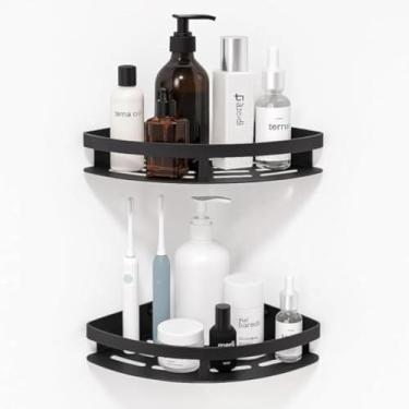 Imagem de Prateleiras angulares, canto em forma de L, decoracao e organizacao de itens, versateis, resistentes, bonitas, espacosas, simples, modernas