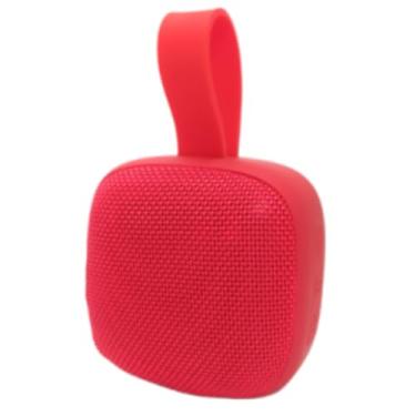 Imagem de Caixa de Som Bluetooth Portátil 5W - À Prova D'água, Graves Potentes, Bateria 10 Horas, Alça de Transporte, Ideal para Praia, Piscina e Banho (AquaBeat Go) (vermelho)