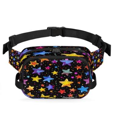 Imagem de Pochete de flor roxa lavanda para mulheres e homens com alça ajustável, bolsa transversal, bolsa de peito, bolsa tiracolo, Cor 9