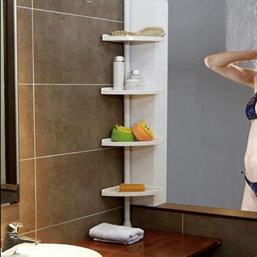 Imagem de KIT 2 Suporte de Shampoo Organizador Prateleira Nicho Sem Furar Banheiro Box Premium (2, Preto)