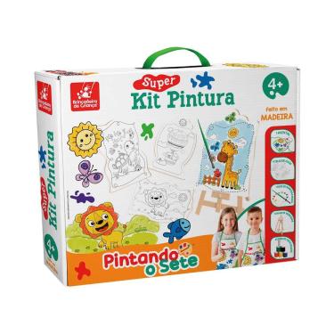 Imagem de Super Kit de Pintura Pintando o Sete - Brincadeira de Criança