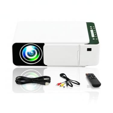 Imagem de ANJ.GG Projetor LED Portátil, Espelhamento WiFi, 2500 Lúmens, Resolução 4K 4096x2160p, Correção Digital de Trapézio, Alinhamento Automático, 10x10x20cm