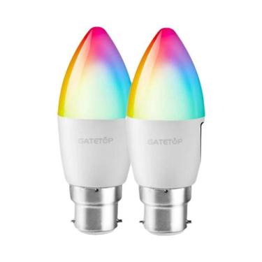 Imagem de Lâmpadas LED RGB E14 E27 B22 16 Cores Reguláveis Iluminação Inteligent