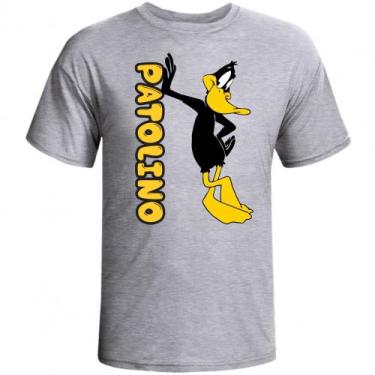 Imagem de Camiseta  Patolino fornecedor M&M Presentes Personalizados, Cinza, 4