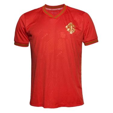 Imagem de Camisa Internacional Gold Vermelha Masculina-Masculino