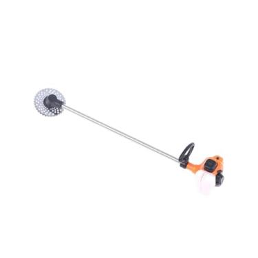 Imagem de Almencla Miniatura de motosserra para casa de bonecas, escala 1/12, modelo de ferramenta de jardinagem para decoração de vitrines, Cortador de Grama Laranja