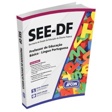 Imagem de Apostila SEE-DF 2021 - Professor de Educação Básica - Língua Portugues