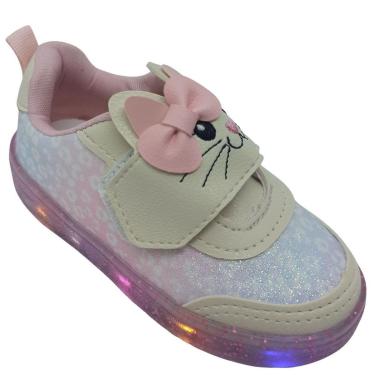 Imagem de Tênis Camin Menina Infantil com Desenho de Gatinho-Feminino