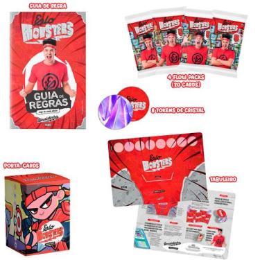 Imagem de Starter Pack Enaldinho Cartas Elo Monsters  Guia de Regras, 4 Flow Pac