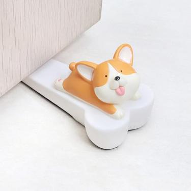 Imagem de Batente de porta, batentes de porta de animais engraçados, batente de porta decorativo, cunha, desenho animado, batente de porta bonito para escritório em casa (filhote)