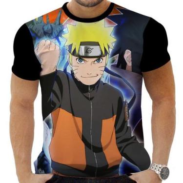 Imagem de Camiseta Camisa Personalizada Anime Naruto Uzumaki 01 - Zahir Store, B