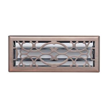 Imagem de Serve para abertura de duto 4x12 e 12x4 | Registro de piso decorativo com design vitoriano da Handua | Design resistente que pode ser andado com amortecedor | Grade de ventilação de chão | Alavanca de