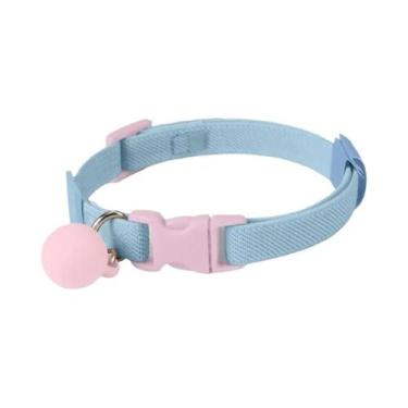 Imagem de Coleira Refletiva Ajustável Para Gatos, Colar Macio Para Animais De Es