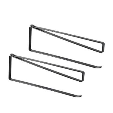 Imagem de lzbayhz Suporte para caixa de lenços suspensa com instalação sem broca, design que economiza espaço para armários e portas, adequado para a cozinha, dispensador de lenços resistente e fácil de usar, 2