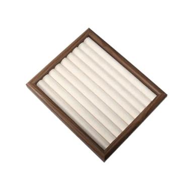 Imagem de KEG801302 Suporte de exibição de joias, anel de madeira vintage, organizador de brincos, pulseira, suporte de exibição de grampo de cabelo, organizador de joias (médio)