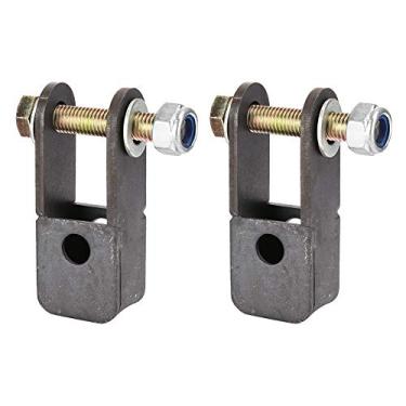 Imagem de KIMISS 2 PCS SUPORTES EXTENSOR DE CHOQUE FRONTAL 4X4 2 A 4IN RISER DE EXTENSÃO DE ELEVADOR FIT SIERRA 1500 9907 CHEVY SILVERADO 6LUG 4WD CORPO CLÁSSICO AÇO REVESTIDO EM PÓ RESISTENTE