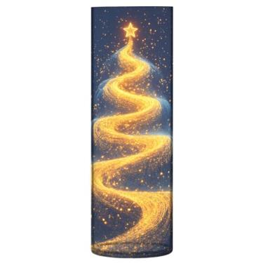 Imagem de Qilmy Vaso de árvore de Natal brilhante e estrelas para flores, vaso de belas artes, decoração de casa para escritório, sala de jantar, sala de estar, casamento199